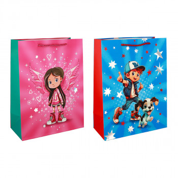 Geschenktragetasche ''Boy&Girl'', XL 