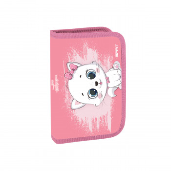 Pencil case ''Kitty'', 1-Zipper, 22-pcs