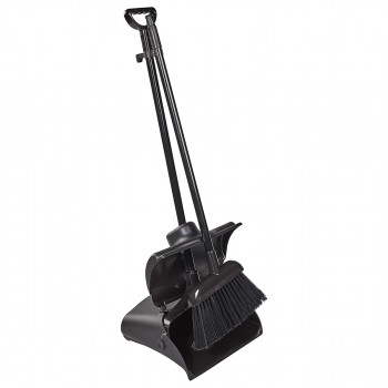 Household dustpan with broom 