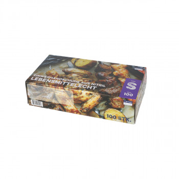 Disposable Nitrile gloves S 100/1 