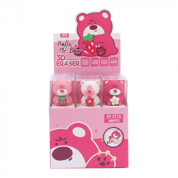 Gumica Pink Bear 3D 1/1 (24) 