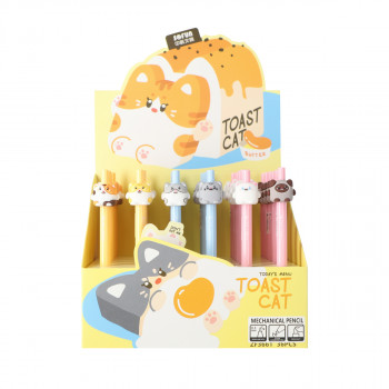Mechanical Pencil ''Cat Toast'' 0.5mm 1/1 (36)