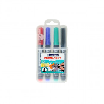 Marker permanent, 2.5mm chisel tip, sorto 