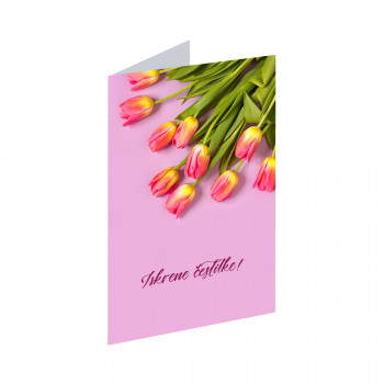 Greeting card ''Classic Flower 03'' 