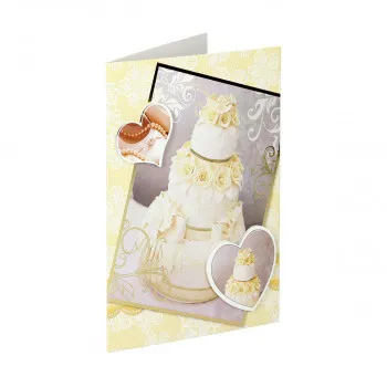 Greeting card 3D ''Wedding day 01'' 