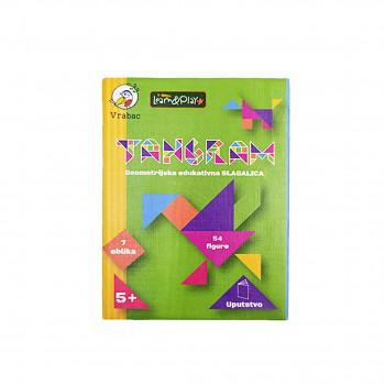 Geometrijska edukativna slagalica Tangram 