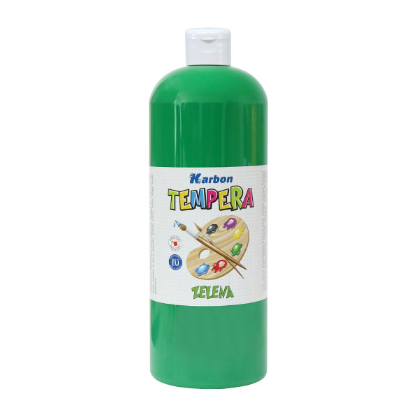 Tempera 1000ml, Zelena 