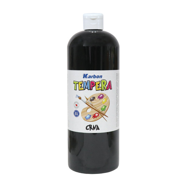 Tempera 1000ml, Crna 