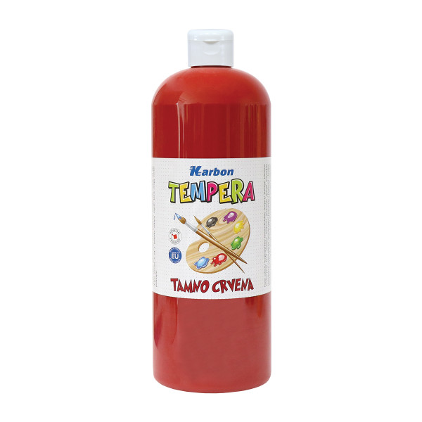 Tempera paint 1000ml, Dark Red 