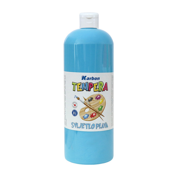 Tempera 1000ml, Svijetloplava 