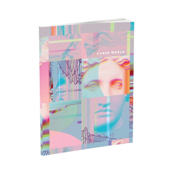 Notebook A5, hard covers, 96 lines sheets 