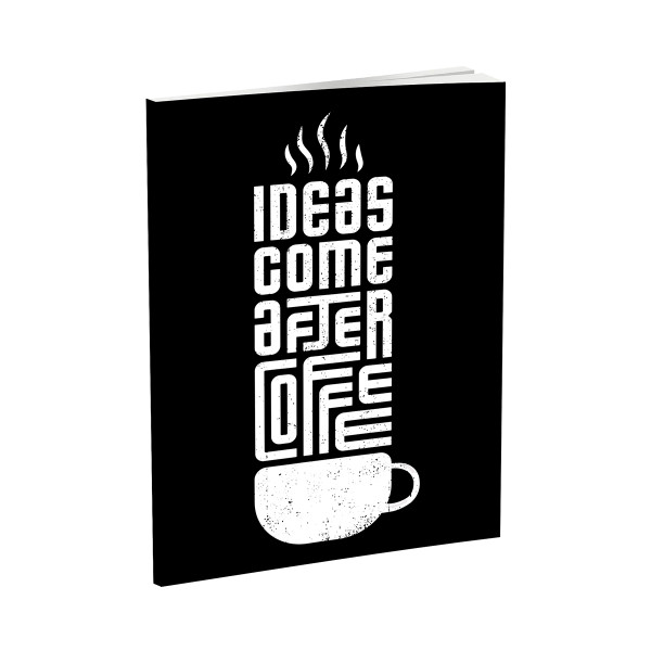 Notebook A5, hard covers, 96 lines sheets 