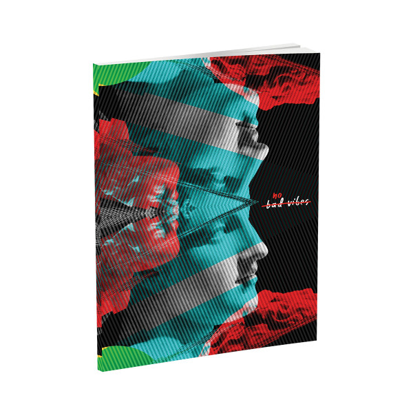 Notebook A5, hard covers, 96 squares sheets 