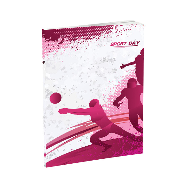 Notebook A5, hard covers, 96 squares sheets 