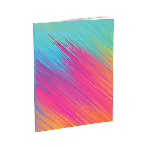 Schulheft A4, Hardcover-Umschlag, 96 Blatt 