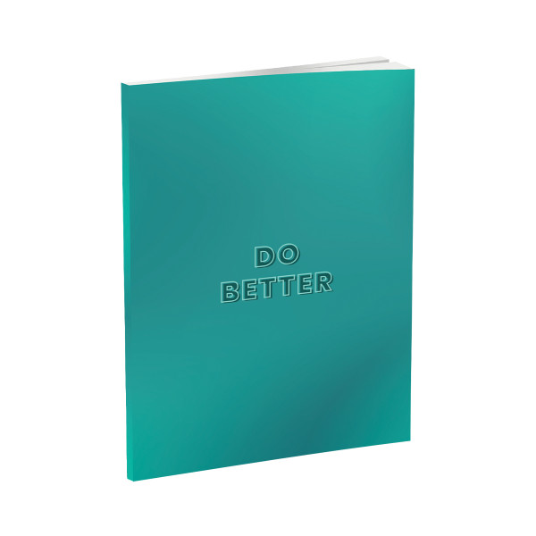 Notebook A4, hard covers, 96 lines sheets 