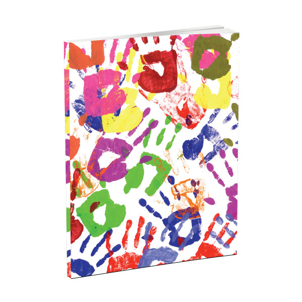 Notebook A4, hard covers, 96 squares sheets 