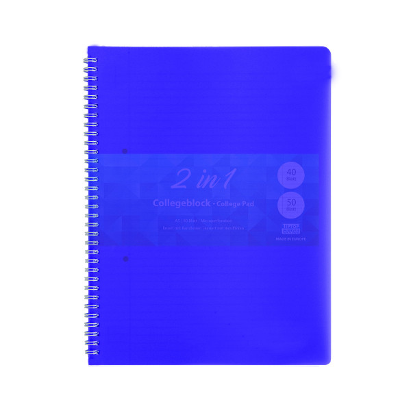 College Pad A5 Hard cover Neon 90 Sheet 