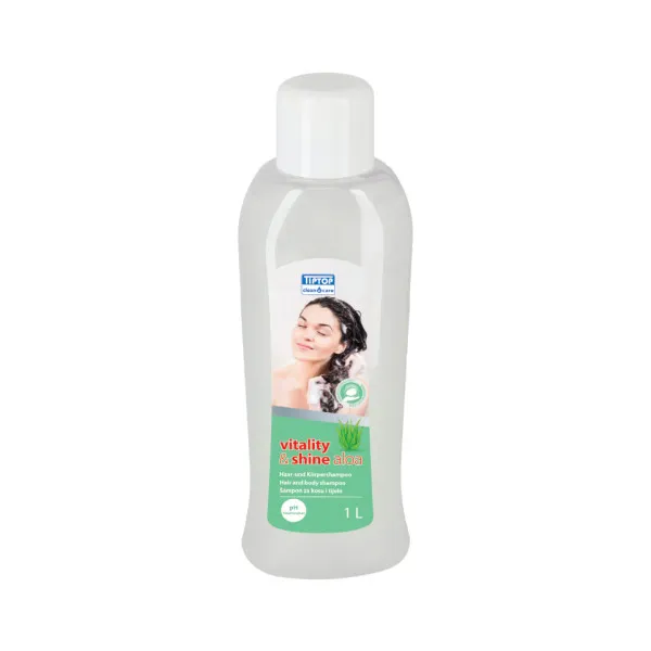 Hair and body shampoo Vitality&Shine Aloe 1L 