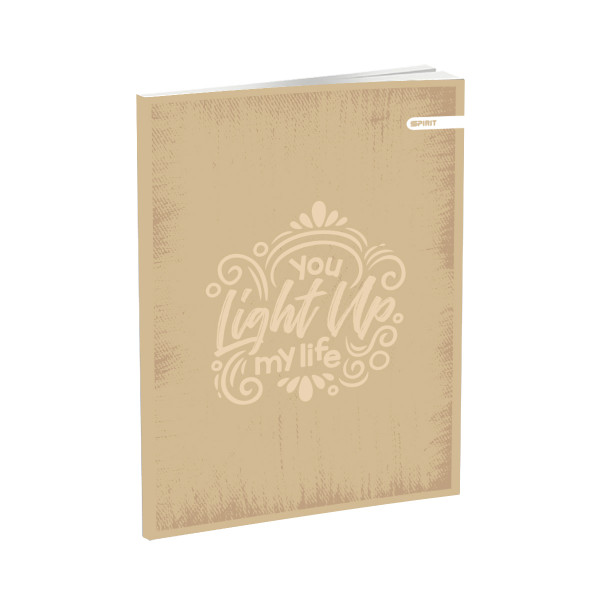 School Notebook A5 “Olds paper” Soft cover, Squared, 52 Sheets 