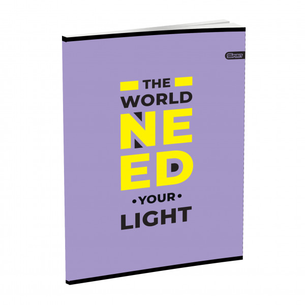 School Notebook A5 “Inspiration” Soft cover, Lines, 52 Sheets
