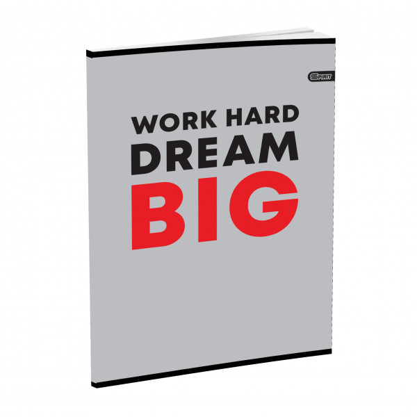 School Notebook A5 “Inspiration” Soft cover, Lines, 52 Sheets