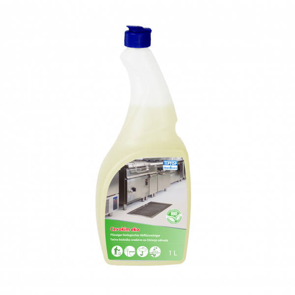 Liquid cleaner for drain pipes Cevokim Eko 1L 