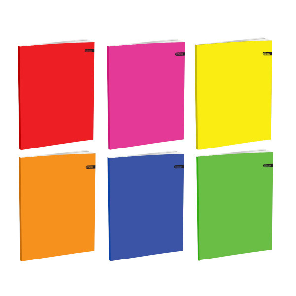 School Notebook A5 “Neons” Soft cover, Clear, 52 Sheets 