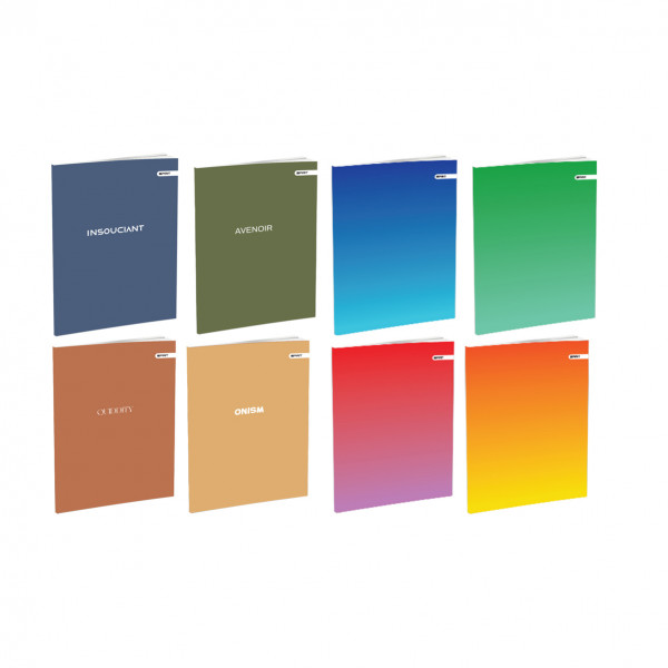 School Notebook A5 “Crossword II” Soft cover, Lines, 52 Sheets 