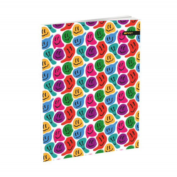 School Notebook A5 “Smiley” Soft cover, Squared, 52 Sheets 