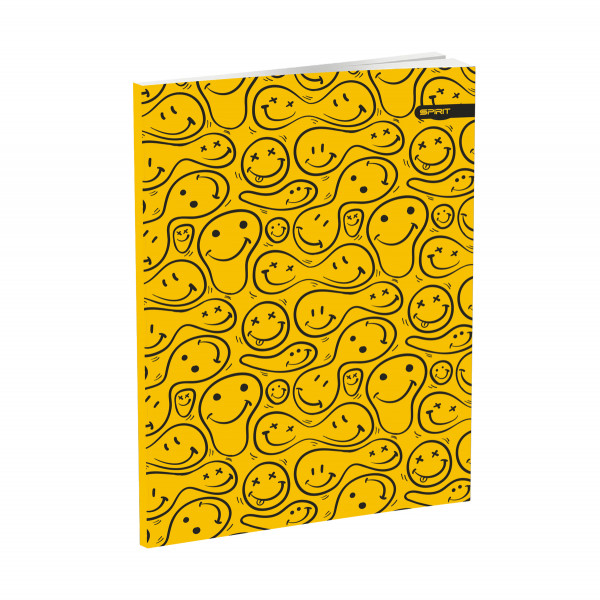 Sveska Premium A4 ''Smiley'' meki povez, Karo, 52 lista 