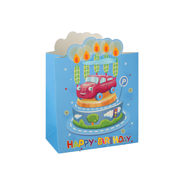 Gift bag ''Happy birthday 3'', L 