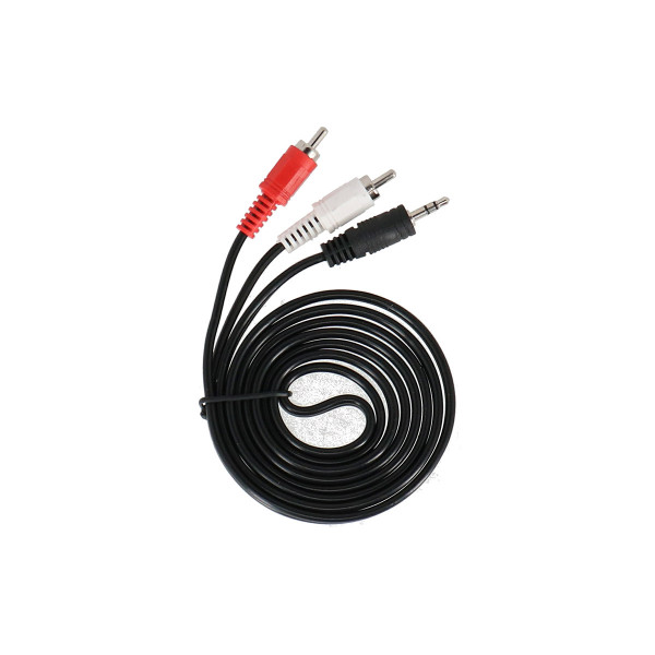 Cable 3.5mm-2RCA AM-AM 1.5m 