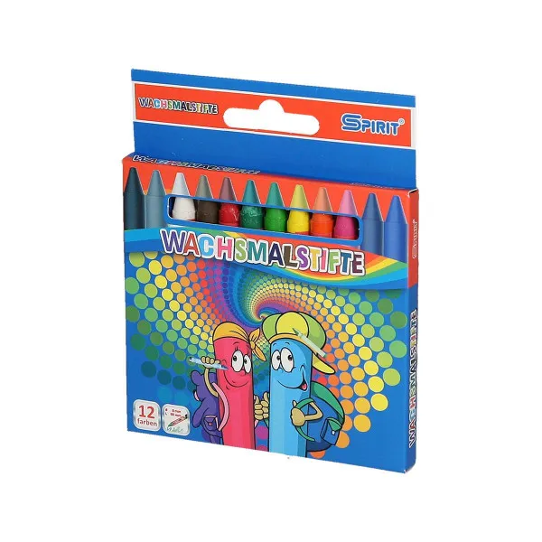 Wax crayons, 12pcs colors 