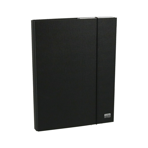 Mapa Box sa Gumom A4 PP 30mm, Crna 