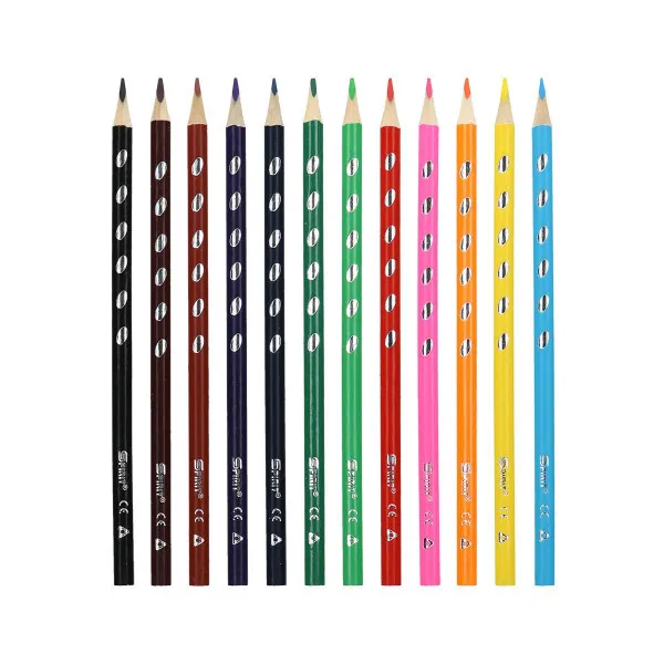 Wooden color pencils  ''Premium'', 12pcs colours 