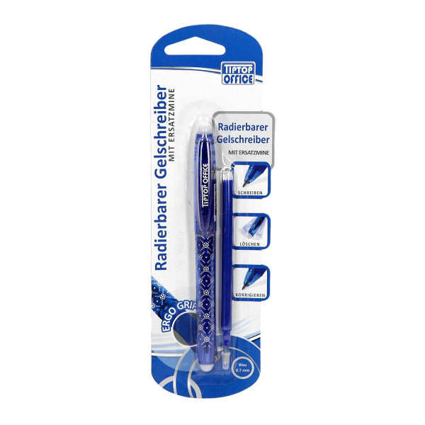 Erasable Gel Pen & Refill ''X-Pen'', 0.7mm 