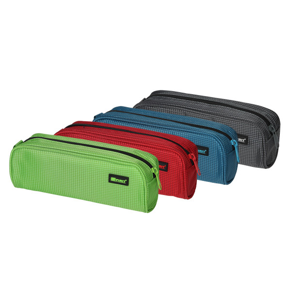 Pouch pencil case ''GENIUS'', 4/1 (Assorted colours) 