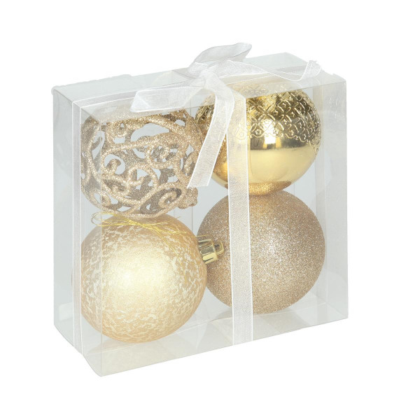 Weihnachtsbaumkugeln Set 8cm, 4/1 