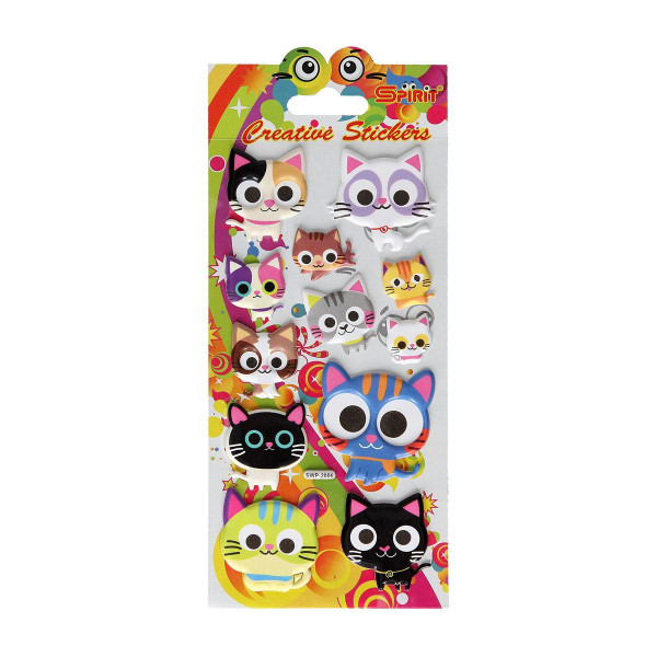 Decorative sticker ''Puffy Cat'' 