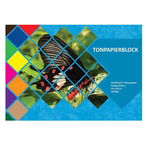 Tonpapier Block B4 