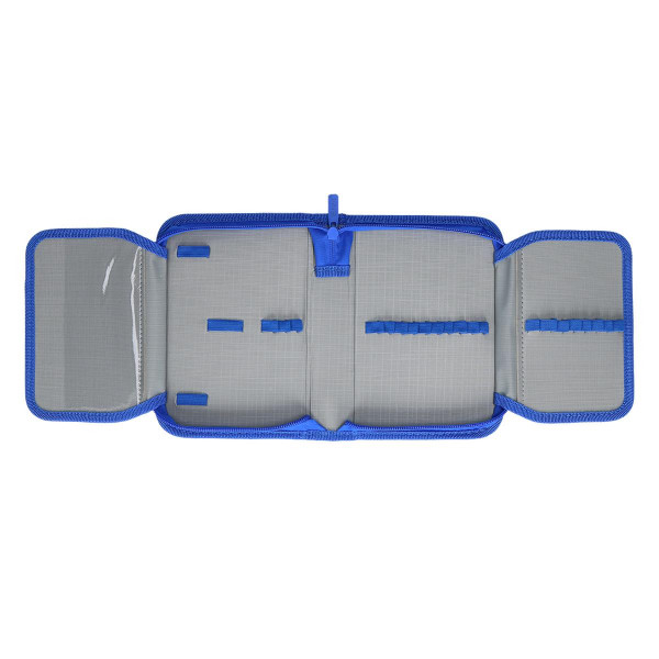 Empty pencil case ''FOOTBALL BLUE'', 1-Zipper 