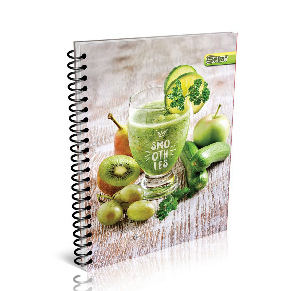 Spiral college pad ''Fruits'' A4, 70 sheets lines 