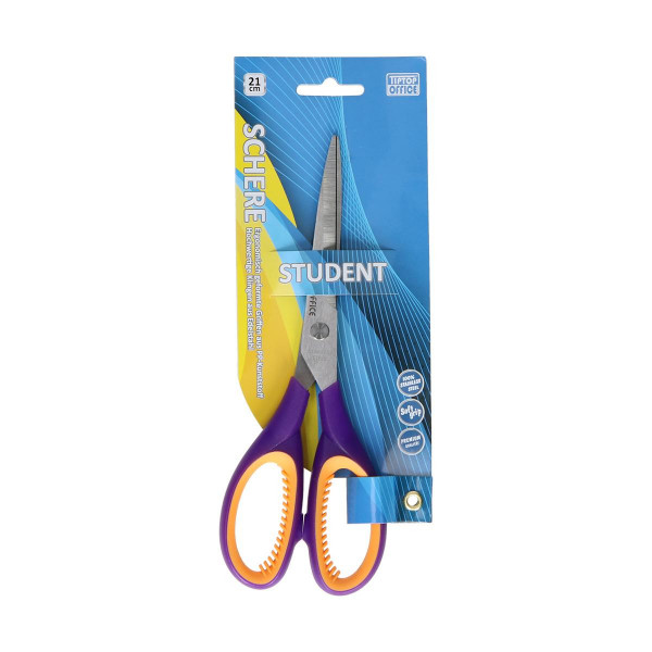 Scissors ''Soft Grip Student'', 21cm 