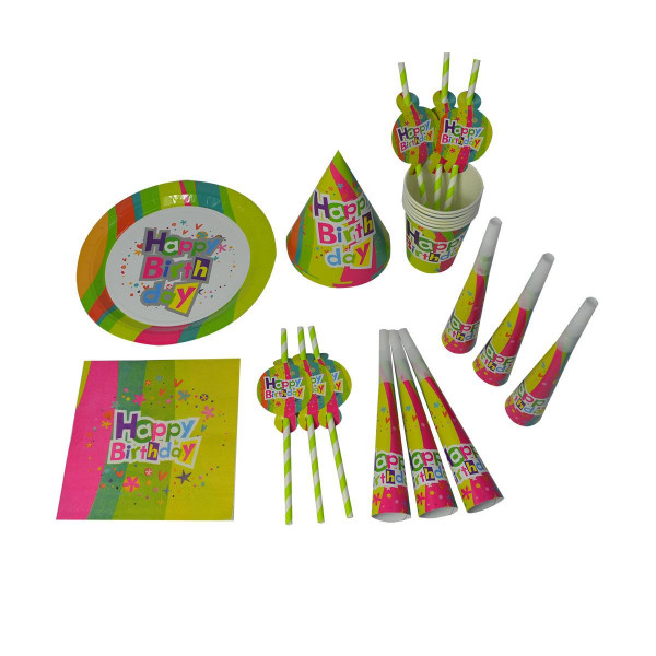 Party set ''Happy Birthday'', 6-pcs 