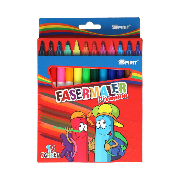 Fiber pens ''PREMIUM'', 12pcs 