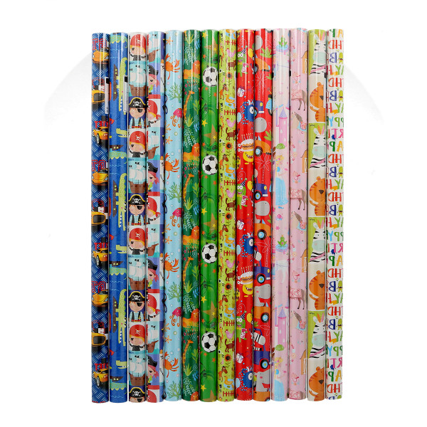 Gift paper ''KIDS'' 60/1,  Assorted colours 