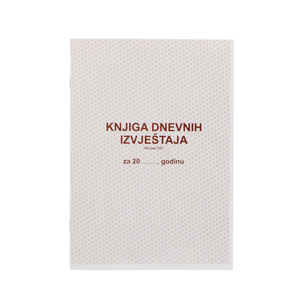 Knjiga dnevnih izvještaja i koverta A4, Ofset FBiH (KDI) 