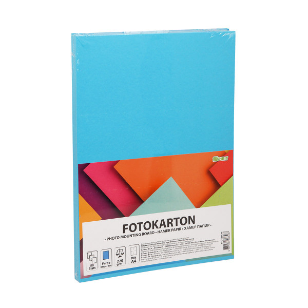 Papir Hamer 220g A4 50/1 Plava A 