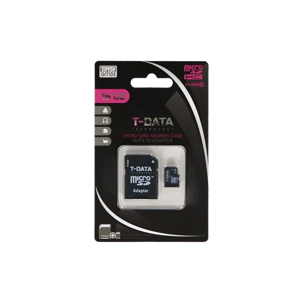 Micro SDHC Speicherkarte mit SD-Karten Adapter, 16 GB 